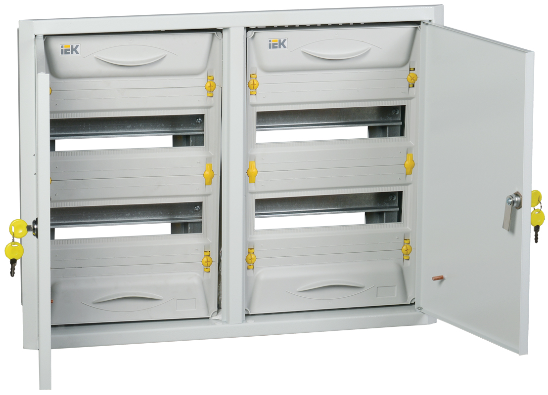 Корпус металлический распределительный ЩРв-2х24зк-1 36 IP31 UNIVERSAL MKM12-V-2x24-31-ZK-U IEK