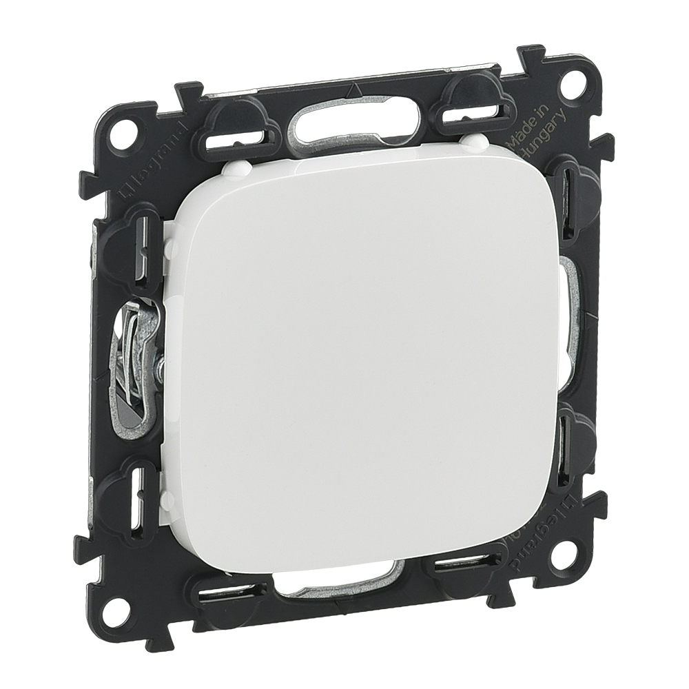 Valena ALLURE.Заглушка с суппортом.С лицевой панелью.Белая 755185 Legrand