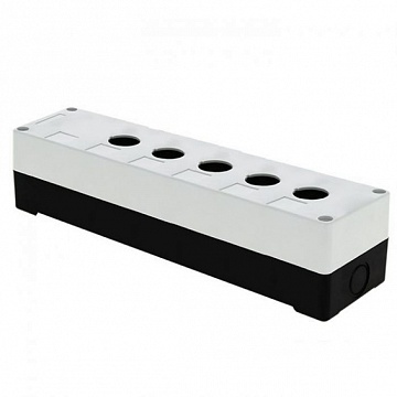 Корпус КП105 пластиковый 5 кнопок белый cpb-105-w EKF