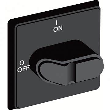 Ручка управления OHBS3PHE-RUH (черная) с символами на русском для рубильников дверного монтажа OT16. 1SCA108316R1001 ABB