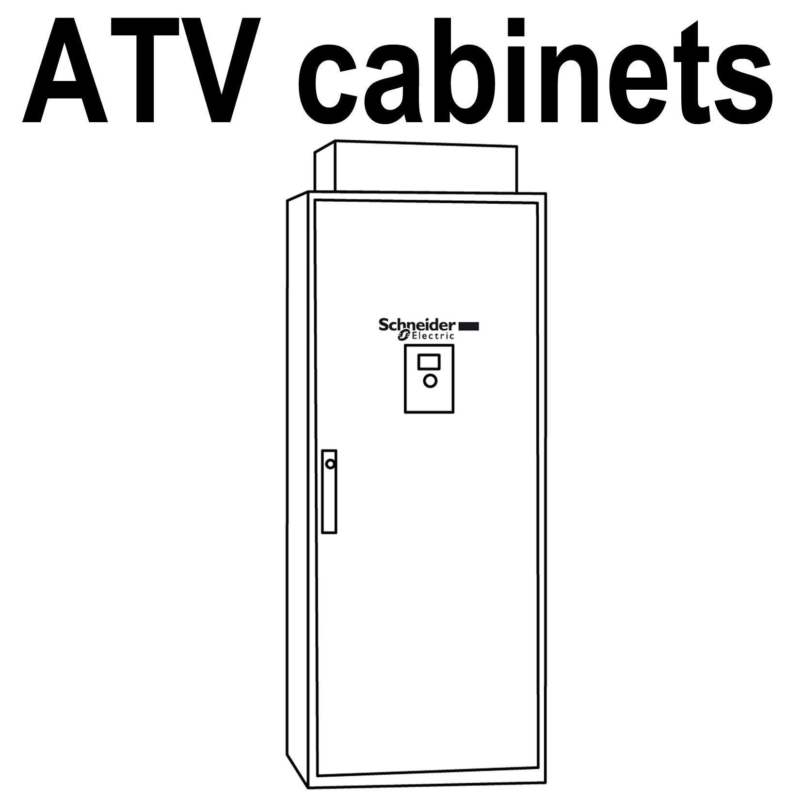 Преобразователь частоты ATV71 90КВТ 415В ЭМС G в комплектном напольном шкафу ATV71ES5D90N4 Schneider Electric