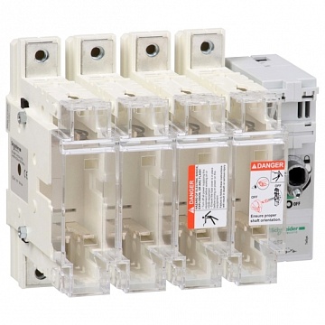 Рубильник с предохранителем TeSys GS 160А 4P, 00 GS2LL4 Schneider Electric