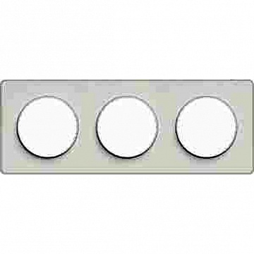 Рамка 3 поста ODACE, белый S52P806 Schneider Electric