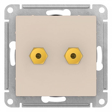 Аудио-розетка ATLASDESIGN, бежевый ATN000287 Schneider Electric
