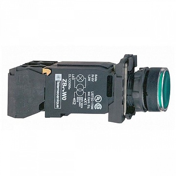 Кнопка Harmony 22 мм² 120В, IP66, Зеленый XB5AW3335 Schneider Electric