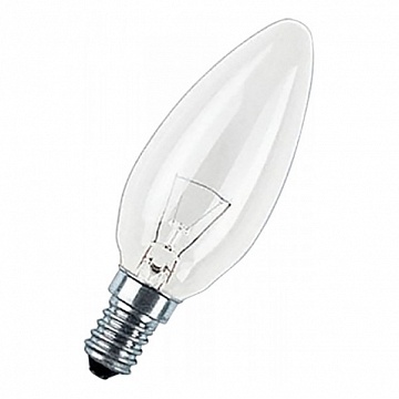 Лампа накаливания CLASB CL 25W E14 свеча прозрачная 4050300005737 OSRAM