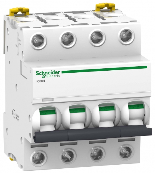 Выключатель автоматический четырехполюсный iC60H 0,5А C 10кА A9F84470 Schneider Electric