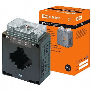 Трансформатор тока ТТН 600/5А 5ВА, кл.т. 0,5 SQ1101-0096 TDM
