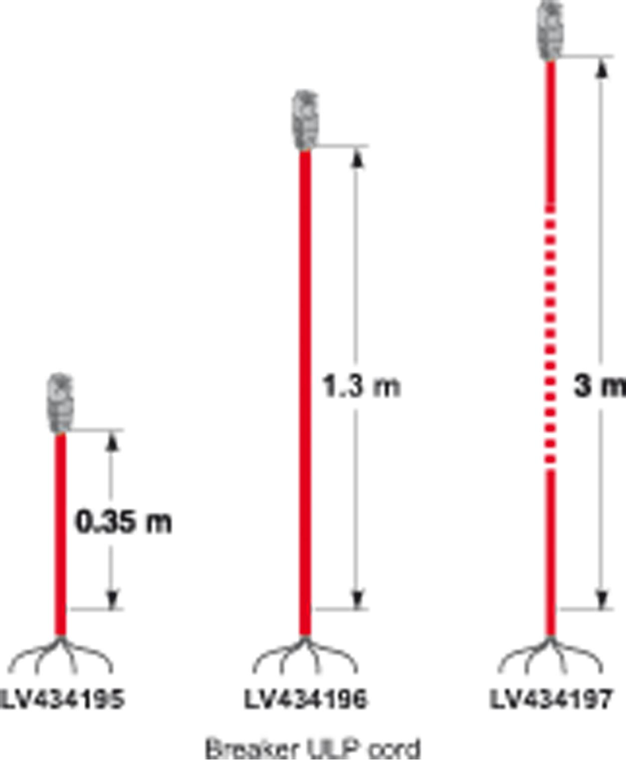 КАБЕЛЬ ULP CORD L= 0,35 М ДЛЯ NT, NW LV434195 Schneider Electric