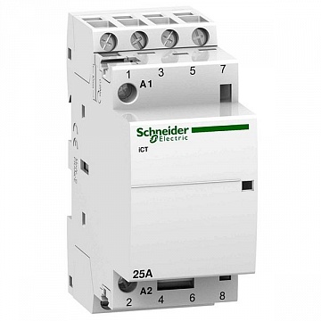 Модульный контактор iCT 4P 25А 400/24В AC A9C20134 Schneider Electric