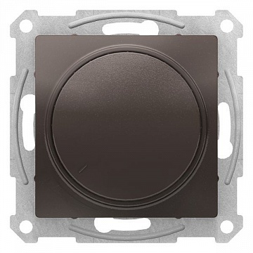 Светорегулятор поворотно-нажимной ATLASDESIGN, 630 Вт, мокко ATN000636 Schneider Electric