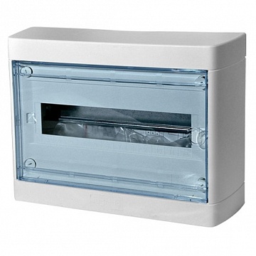 Распределительный шкаф Nedbox, 8 мод., IP41, навесной, пластик, прозрачная дверь, с клеммами 601245 Legrand