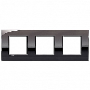 Рамка 3 поста LIVING LIGHT, олово LNE4802M3PT Bticino