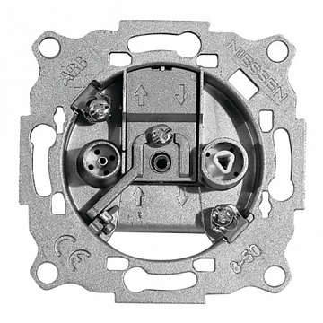 Механизм розетки TV-FM ZENIT, проходная 8150.7 ABB
