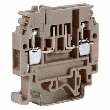 Клемма-держатель предохранителей с винтовым зажимом DKC Quadro 4мм?, бежевый, ZMH100 ZMH100 DKC