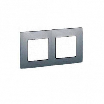 Рамка 2 поста ETIKA, белый 672502 Legrand