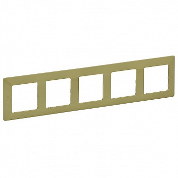 Рамка 5 постов VALENA LIFE, лайм 754085 Legrand