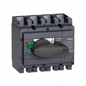 Рубильник Interpact INS 250А 4P, фронтальное исполнение 31105 Schneider Electric