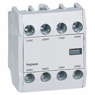 CTX³ Фронтальные вспомогательные контакты 1НО3НЗ 416856 Legrand