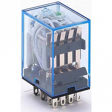 промежуточное Реле 4 конт. с инд. LED 5А 12В DC ПР-102 23229DEK DEKraft