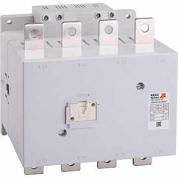 Контактор OptiStart K3 4P 260А 400/400В AC 132кВт 117047 КЭАЗ
