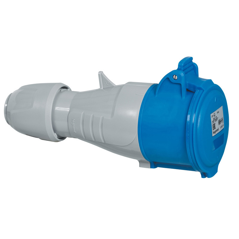 Мобильная розетка - P17 Tempra Pro - IP 44 - 200/250 В~ - 16 A - 2К+З 555104 Legrand
