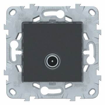 Розетка TV UNICA NEW, оконечная, антрацит NU546454 Schneider Electric