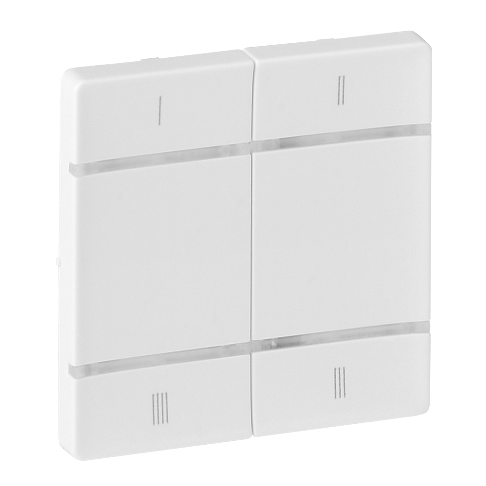 Valena LIFE MyHome Play Zigbee. Лицевая панель для 4-сценарного радиоуправляющего устройства.Белая 754803 Legrand