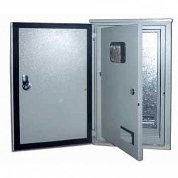Распределительный шкаф ЩРУН, 9 мод., IP31, навесной, сталь, серая дверь 30411DEK DEKraft