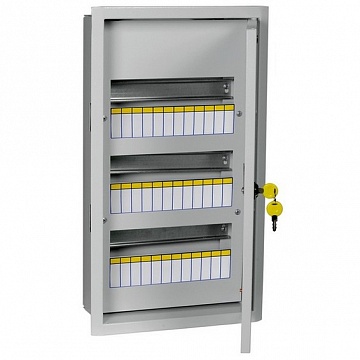 Распределительный шкаф TREND 36 мод., IP31, встраиваемый, сталь код. MKM14-V-36-30-T IEK