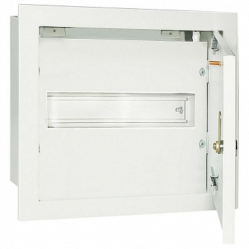 Распределительный шкаф ЩРв 12 мод., IP31, встраиваемый, сталь, серая дверь, с клеммами SQ0905-0002 TDM