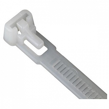 Стяжка кабельная разъемная, полиамид 6.6, натуральная, L-10-50R-9-C (100шт) L-10-50R-9-C ABB