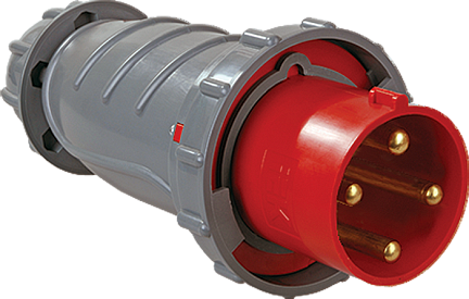 Вилка переносная ССИ-034 63А-6ч/380-415В 3Р+РЕ IP67 MAGNUM PSN02-063-4 IEK