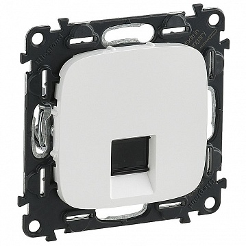 Розетка компьютерная 1xRJ45 Cat.5 VALENA ALLURE, белый 753740 Legrand