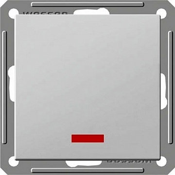 Выключатель 1-клавишный W59, с подсветкой, скрытый монтаж, шампань VS116-153-4-86 Schneider Electric