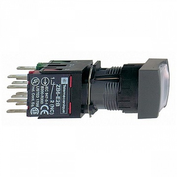 Кнопка Harmony 16 мм² 24В, IP65 белый XB6CW1B5B Schneider Electric