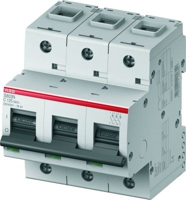 Выключатель автоматический трехполюсный S803N 100А C 36кА (S803N C100) 2CCS893001R0824 ABB