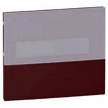 MINI PRAGMA бордовая ПЕРЕДНЯЯ ПАНЕЛЬ ВСТРАИВ. ЩИТА С ДЫМЧ. ДВ. 1РЯД/8МОД,Италия MIP50108T Schneider Electric