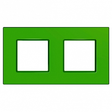 Рамка 2 поста UNICA ХАМЕЛЕОН, киви MGU4.704.28 Schneider Electric
