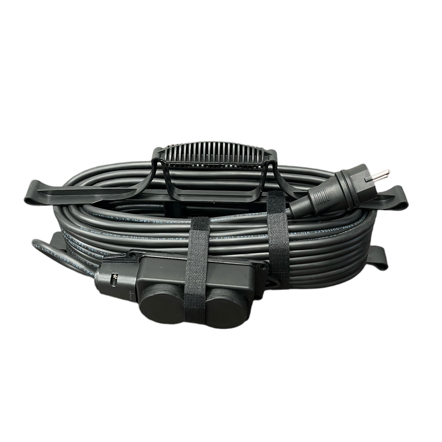 Силовой удлинитель на рамке с заземлением серии iCONNECT ПВС 3х1 мм 2 гнезда IP44 ГОСТ 30 м i-CONNECT-SUR-PVS-310-2-44-30 iTOK