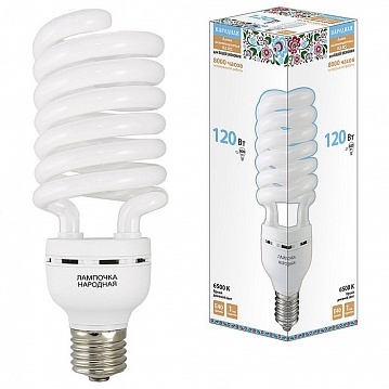 Лампа люминесцентная НЛ-HS-120 Вт-6500 К–Е40 SQ0347-0050 TDM