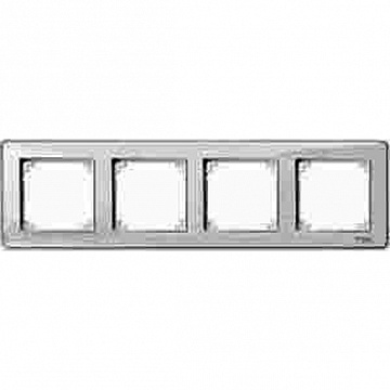 Рамка 4 поста MERTEN M-CREATIV, прозрачный MTN4040-3500 Schneider Electric