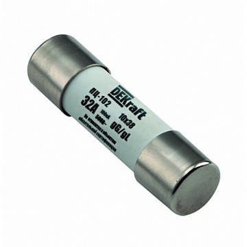 Предохранитель цилиндрич. 16A 10x38 ПЦ-102 21366DEK DEKraft