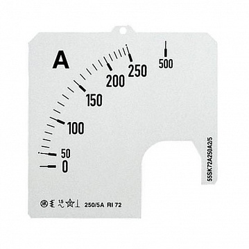 Шкала для амперметра SCL-A1-2000/48 ABB