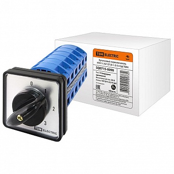 кулачковый переключатель КПУ, 5 позиций, 25А SQ0715-0098 TDM