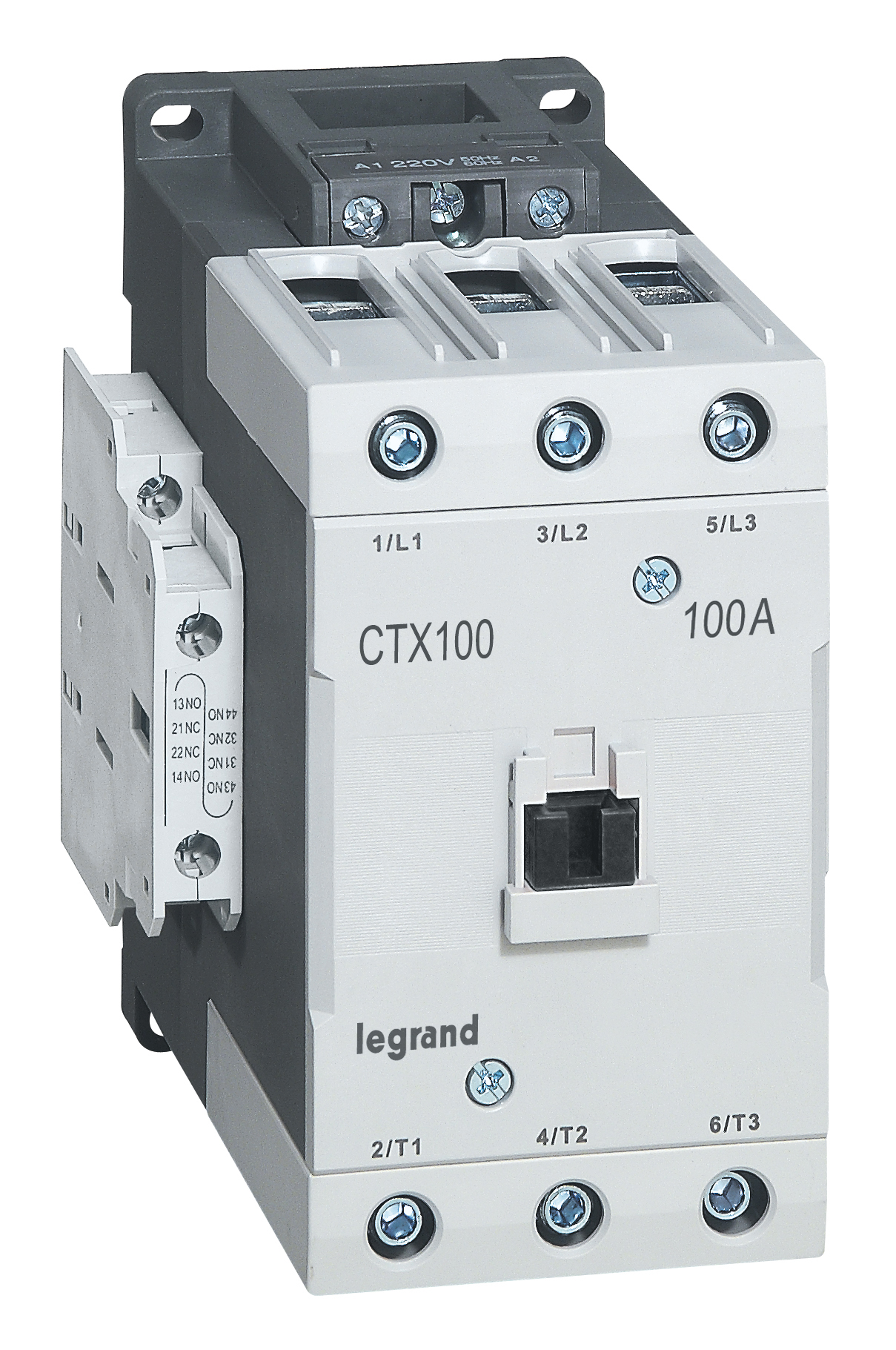 Контактор CTX³ 100 3P 100A (AC-3) 2но2нз ~48В 416232 Legrand