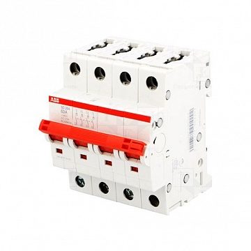 Рубильник 3пол. SD203/63 рычаг крас. SD203/63 ABB