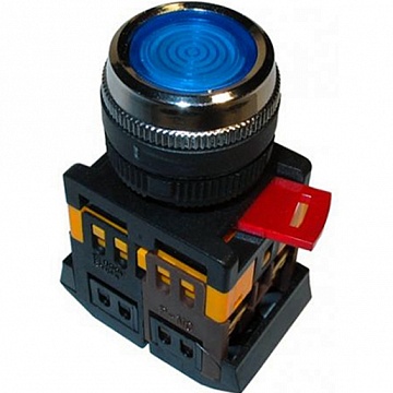 Кнопка ABLF-22 22 мм² 660/440В, IP40, Синий код. BBT10-ABLF-K07 IEK
