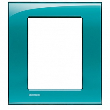 Рамка 3+3 модуля LIVING LIGHT, цвет морской волны LNA4826VD Bticino