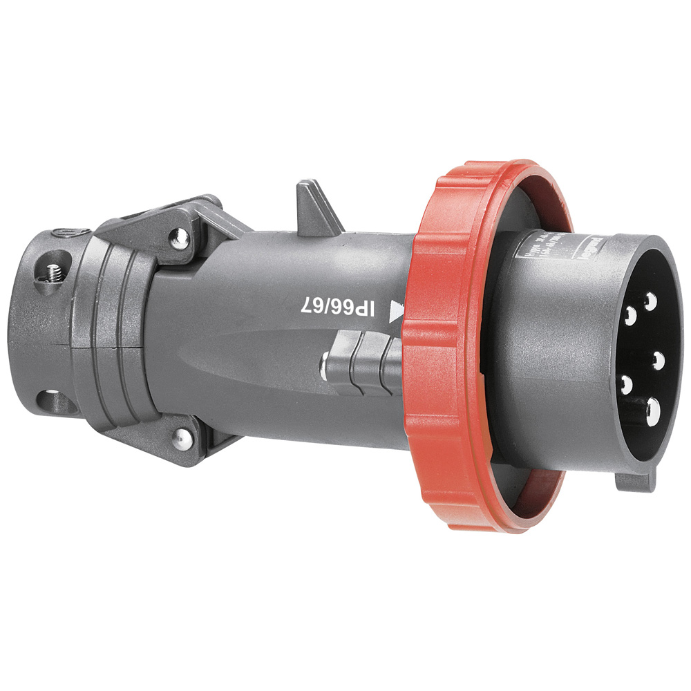 Прямая вилка Hypra - IP 66/67-55 - 3К+Н+3 - 16 А - пластик 051161 Legrand
